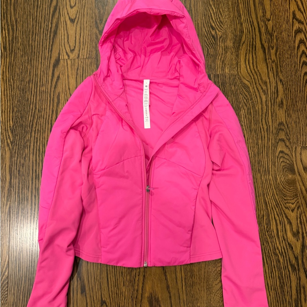 lululemon NWOT Hooded Hot Pink Jacket